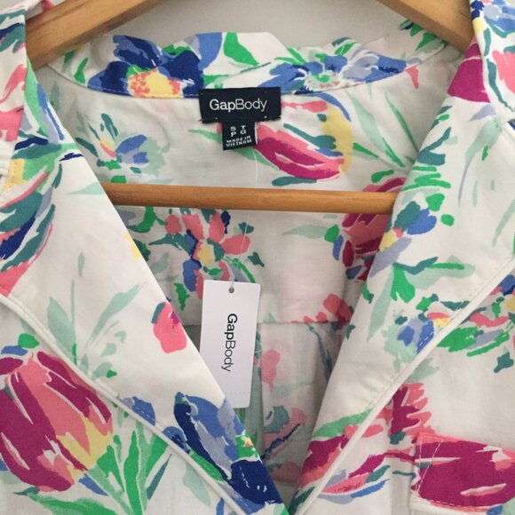 GAP Floral Poplin PJ Set - Picture 2 of 8
